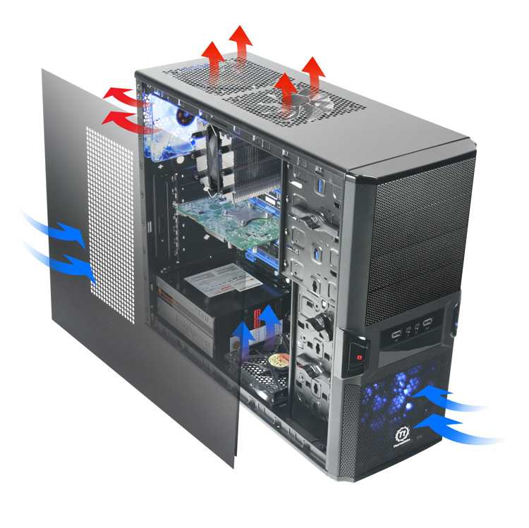 Semitorre ATX THERMALTAKE V3 Black Edition imagen 4