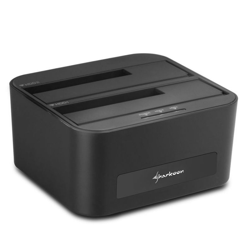 SharKoon Docking Station Quick Port Duo Clone Sata USB 3.0 imagen 3