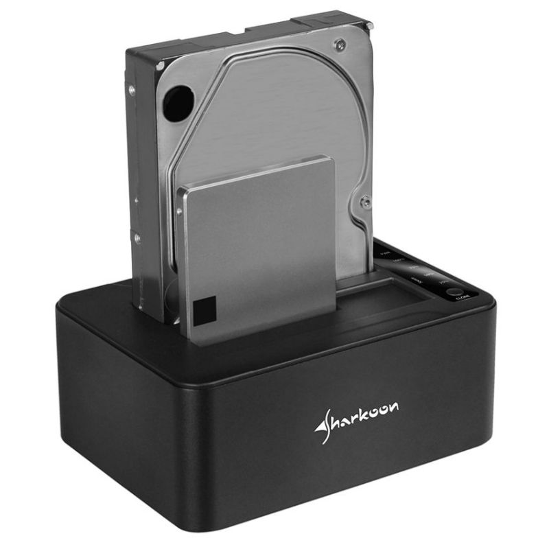 SharKoon Docking Station Quick Port Duo Clone Sata USB 3.1