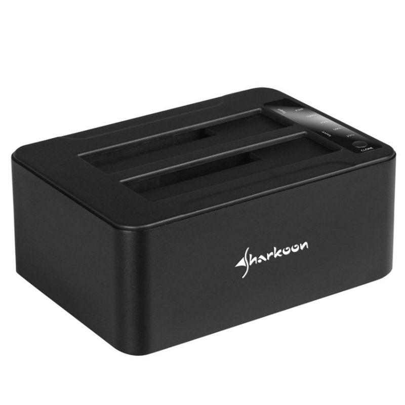 SharKoon Docking Station Quick Port Duo Clone Sata USB 3.1 imagen 2