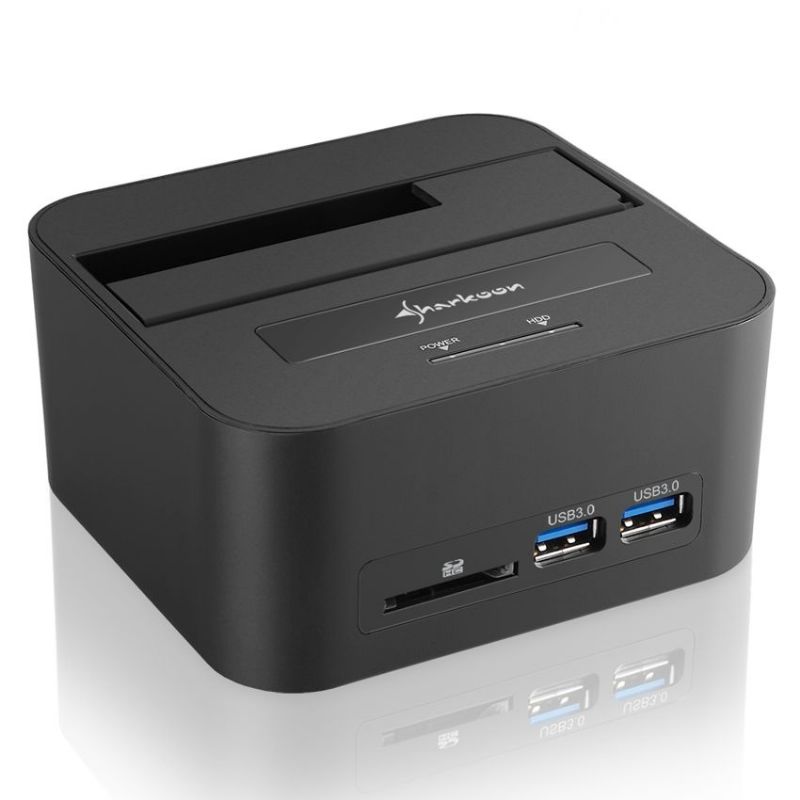 SharKoon Docking Station Quick Port XT HC Pro 2.5" 3.5" USB 3.0