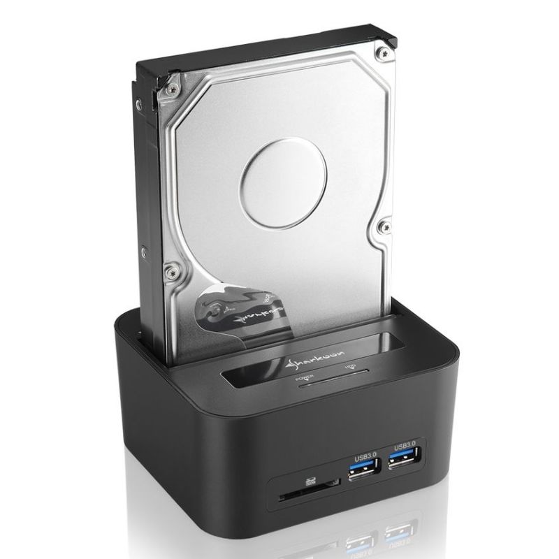 SharKoon Docking Station Quick Port XT HC Pro 2.5" 3.5" USB 3.0 imagen 2