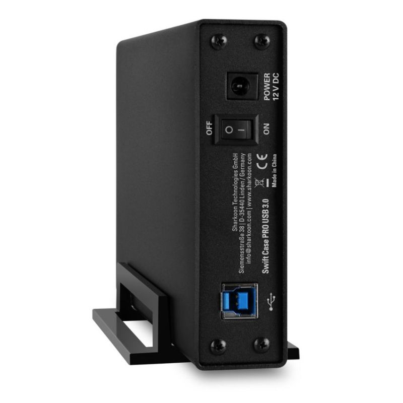 SharKoon Swift Case Pro 3.5" USB 3.0 Negro imagen 3