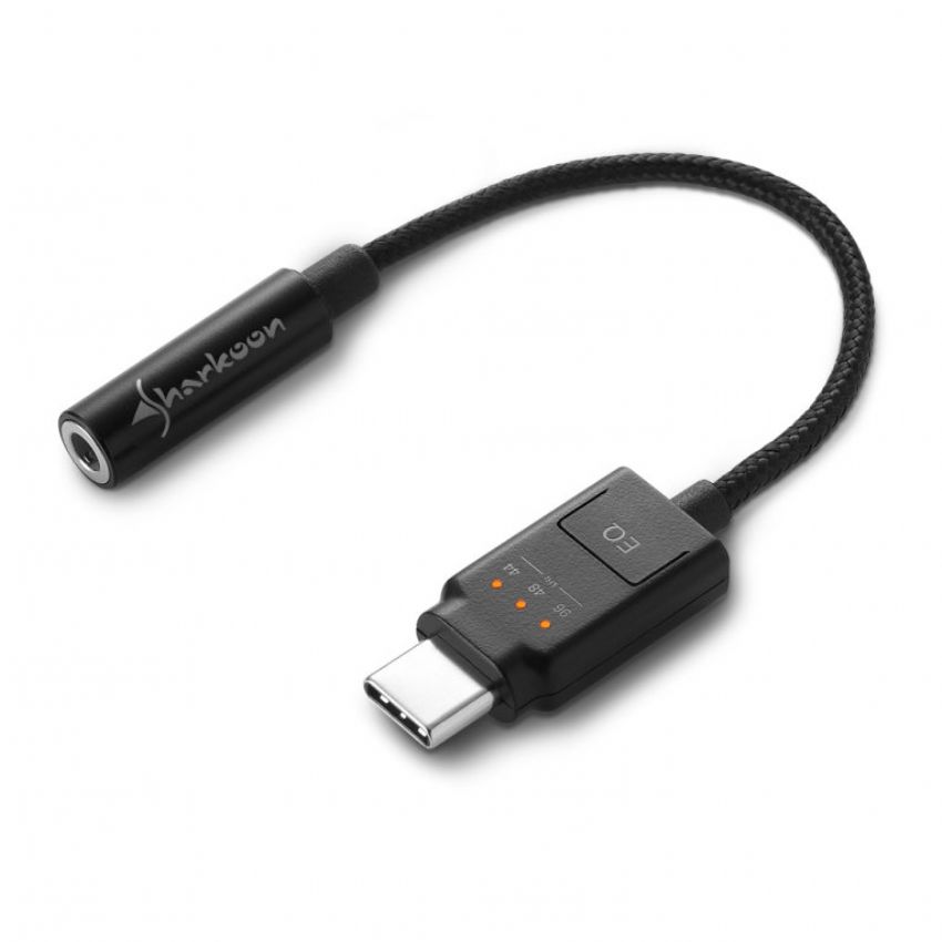 Sharkoon DAC Mobile Tarjeta de Sonido USB-C