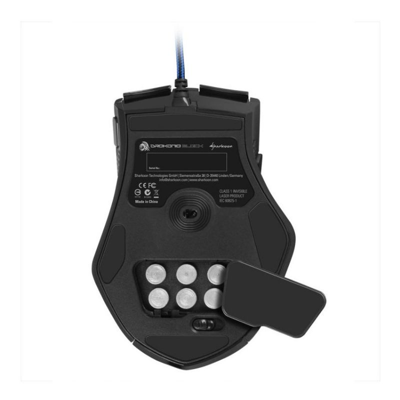 Sharkoon Drakonia Ratón Gaming USB Negro imagen 4