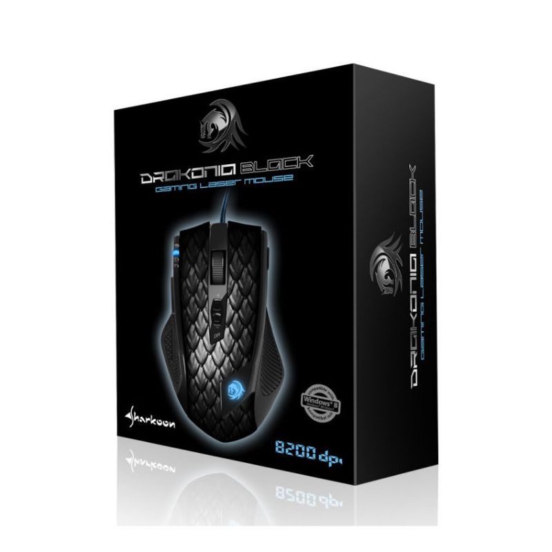 Sharkoon Drakonia Ratón Gaming USB Negro imagen 5