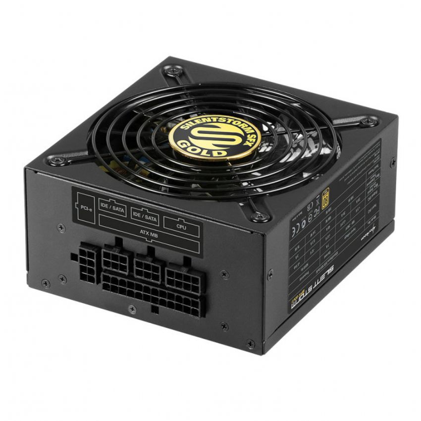 Sharkoon Fuente de Alimentación SFX SilentStorm 500 Wattios 80+ Gold Modular imagen 2