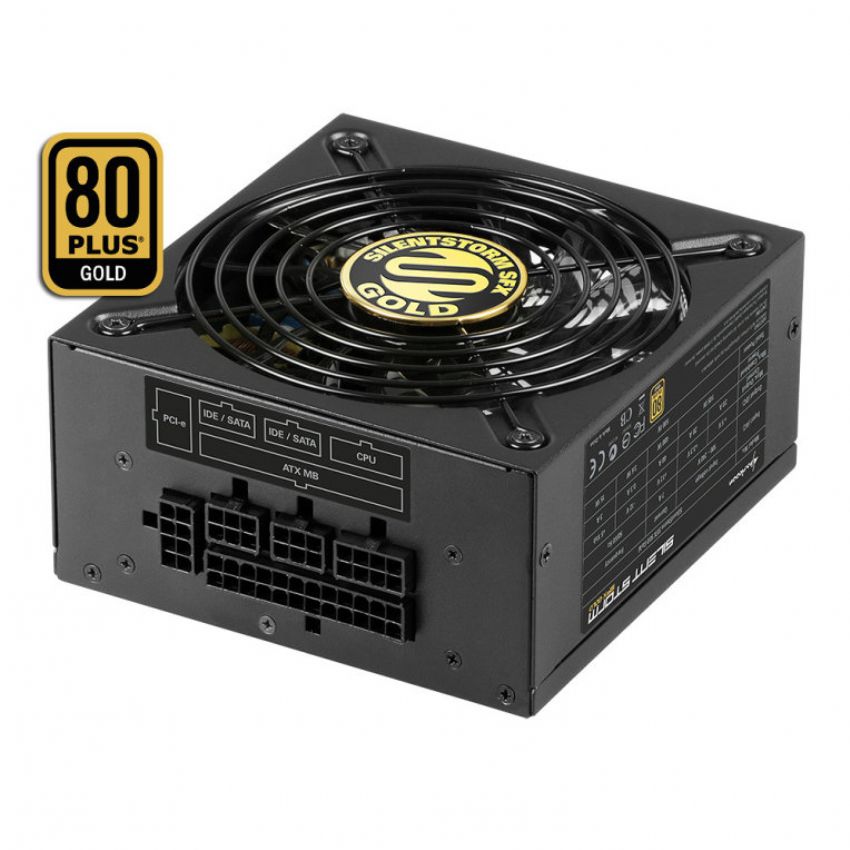 Sharkoon Fuente de Alimentación SFX SilentStorm 500 Wattios 80+ Gold Modular imagen 4