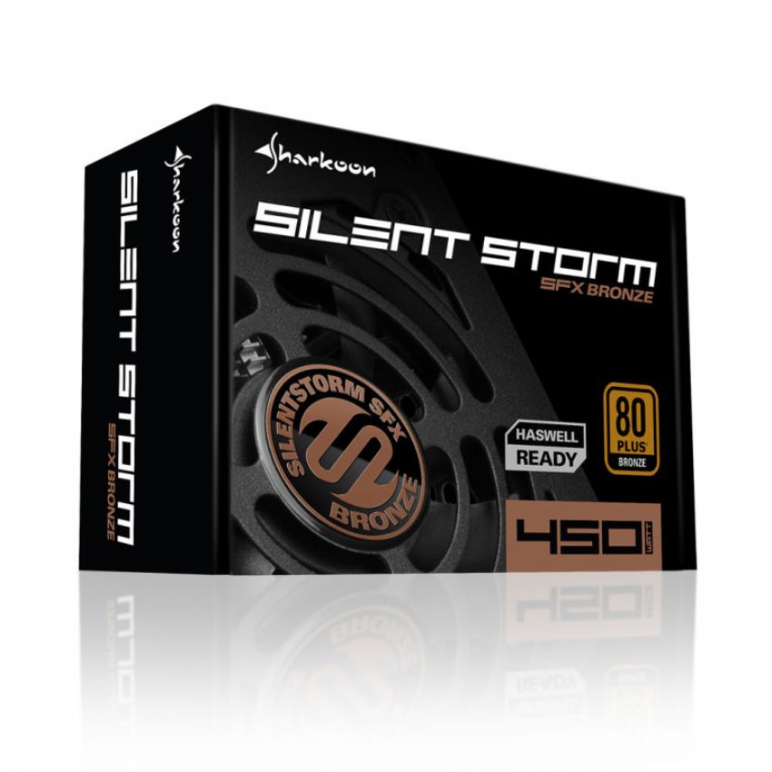 Sharkoon SFX-L Fuente de Alimentación SFX SilentStorm 450 Wattios 80+ Bronze imagen 3