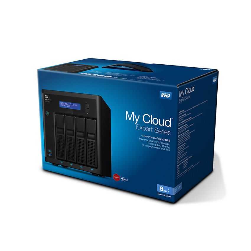 Sistema Cloud Western Digital My Cloud Expert Series EX4100 - 8 TB imagen 5