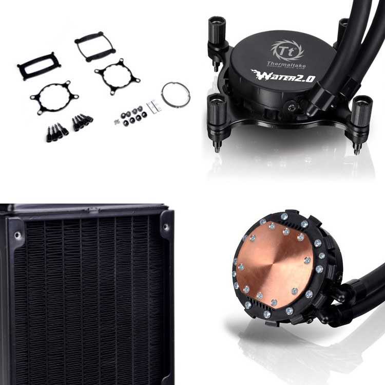 Sistema RL THERMALTAKE Water 2.0 Performer 2x120mm imagen 2