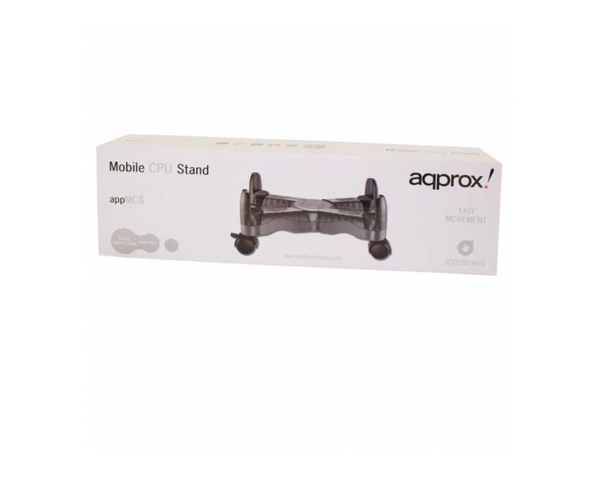 Soporte para CPU con ruedas ajustable de 7.5cm a 25cm Approx APPMCSV2 imagen 2