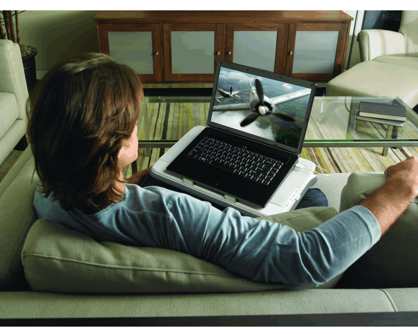 Soporte para Portátil Logitech N700 con Altavoces USB imagen 4