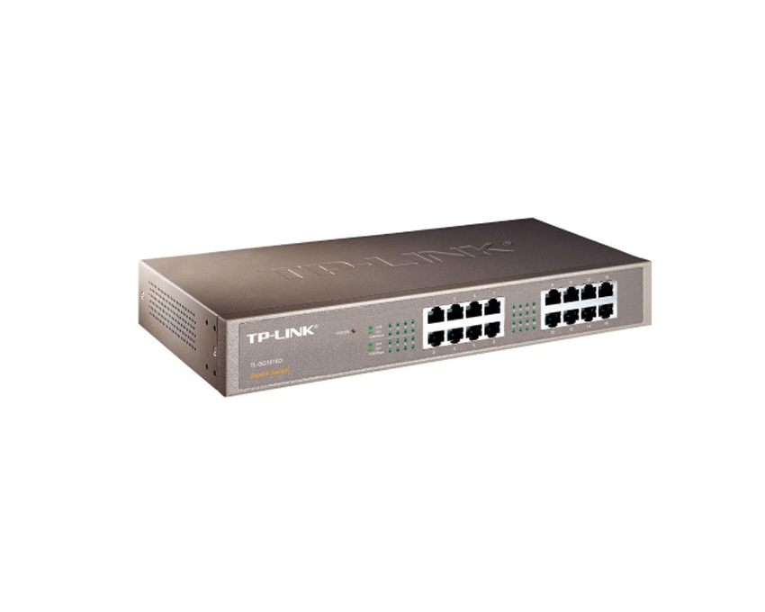 Switch Tp-Link 16 Puertos 10/100/1000 -Rack Montab