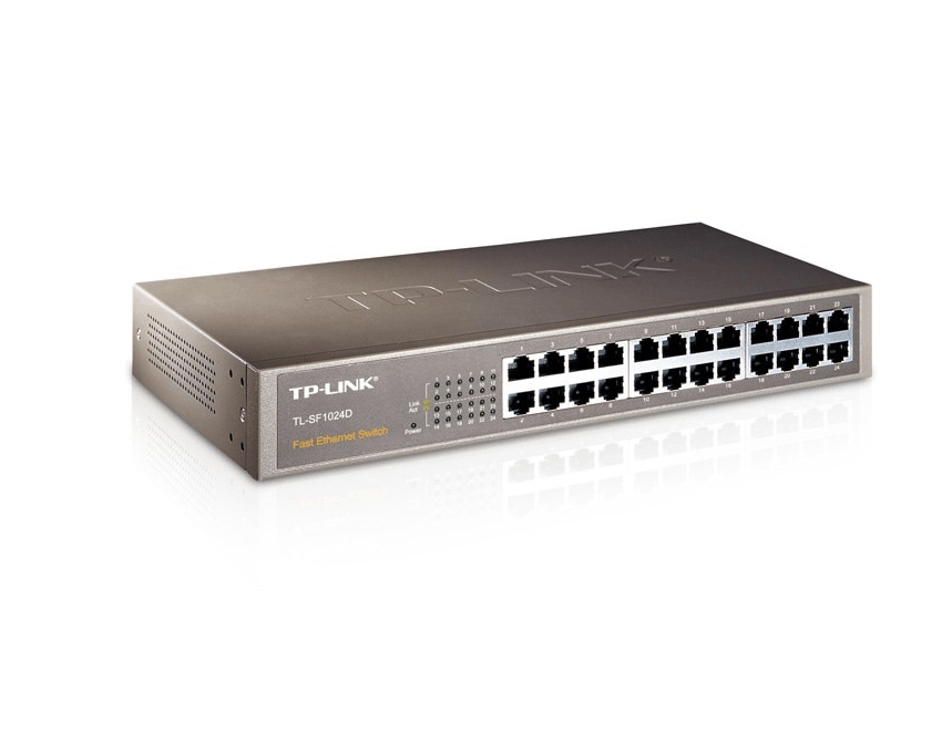 Switch Tp-Link 24 Puertos 10/100 - RJ45 Rack imagen 2