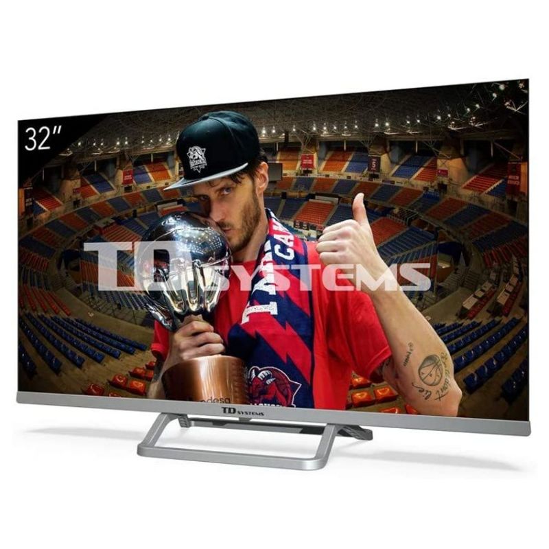 TD SYSTEMS K32DLX11HS Televisor 32" HD Smart TV Android TV Negro Plata