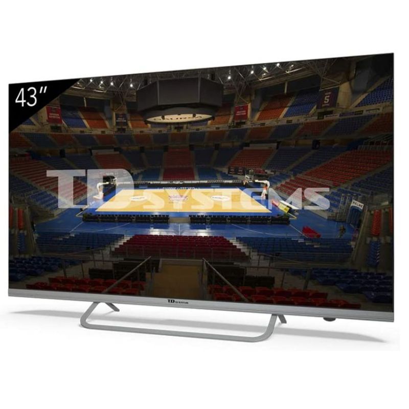 TD SYSTEMS K43DLX11US Televisor 43" Ultra HD 4K Smart TV Android TV Plata