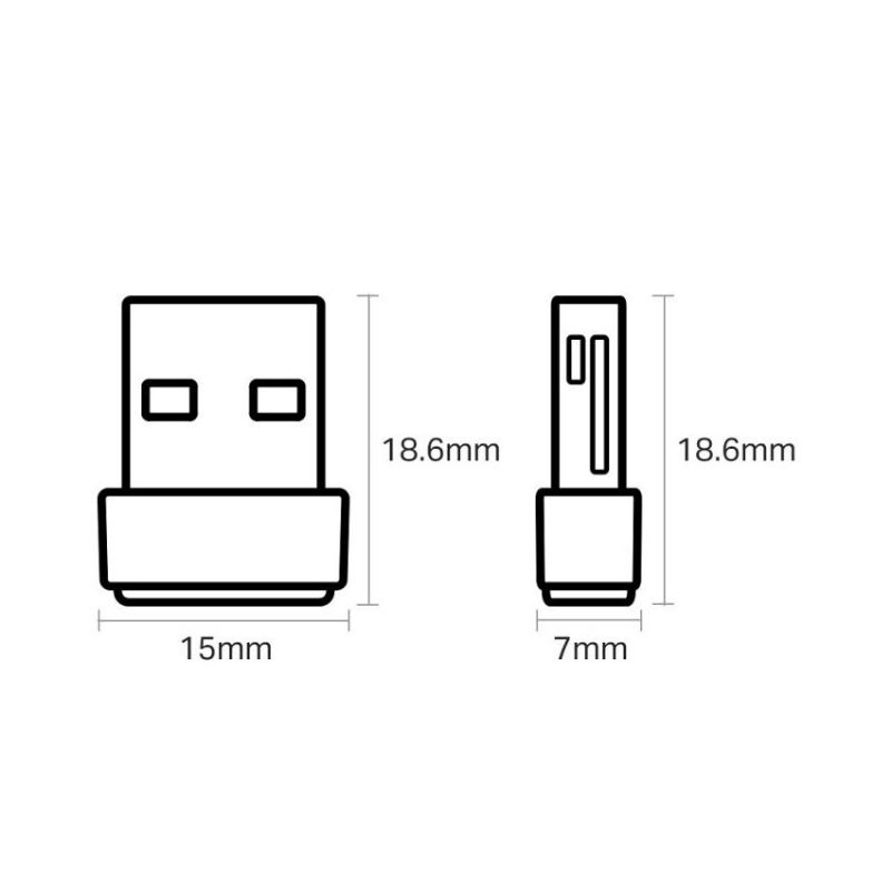 TP-LINK Archer T2U Nano AC600 Nano USB 433 MBPS imagen 4
