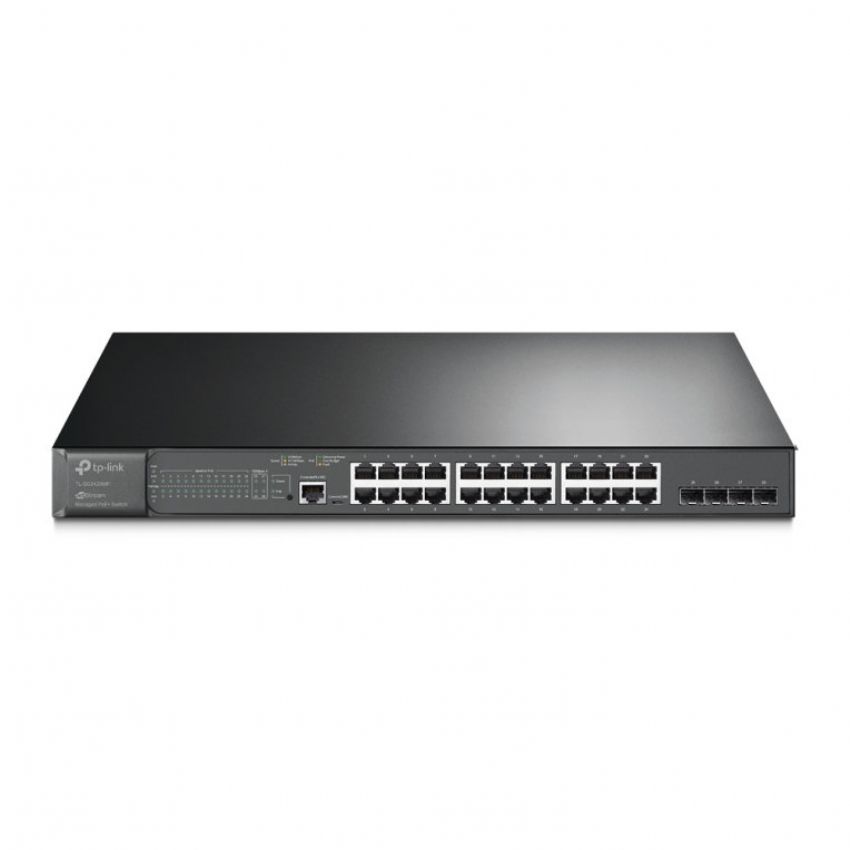 TP-LINK Switch 24 Puertos Gigabyte PoE+ 4 SFP