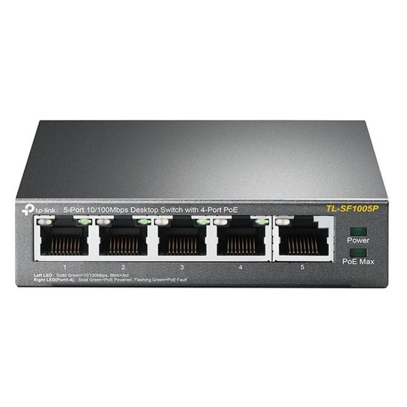 TP-LINK TL-SF1005P Switch 4 Puertos 10/100/1000 POE
