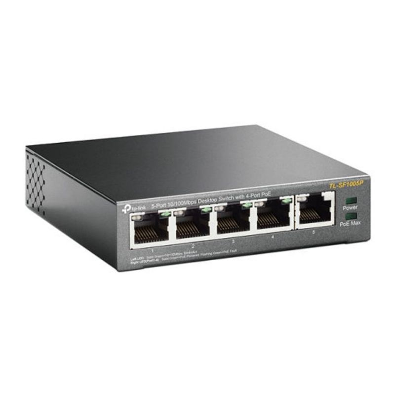 TP-LINK TL-SF1005P Switch 4 Puertos 10/100/1000 POE imagen 2