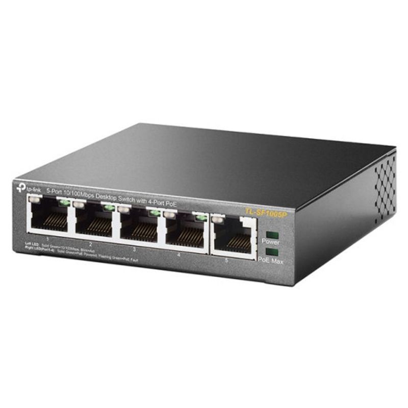 TP-LINK TL-SF1005P Switch 4 Puertos 10/100/1000 POE imagen 3