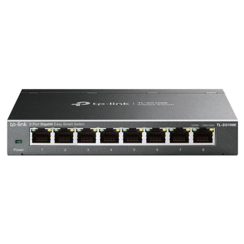 TP-LINK TL-SG108E Switch 8 Puertos 10/100/1000 - RJ45