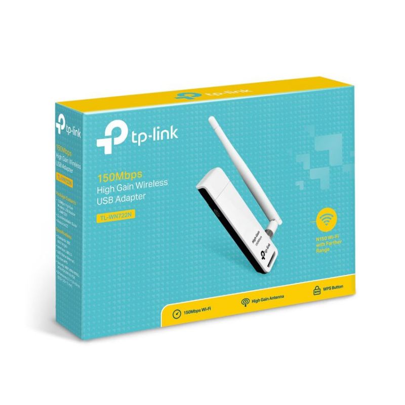 TP-LINK TL-WN722N Adaptador USB Wifi 150 MBPS imagen 4