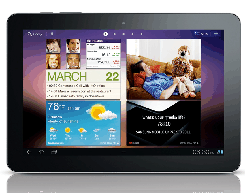 Tablet Samsung  Galaxy Tab 10.1 Negro imagen 5