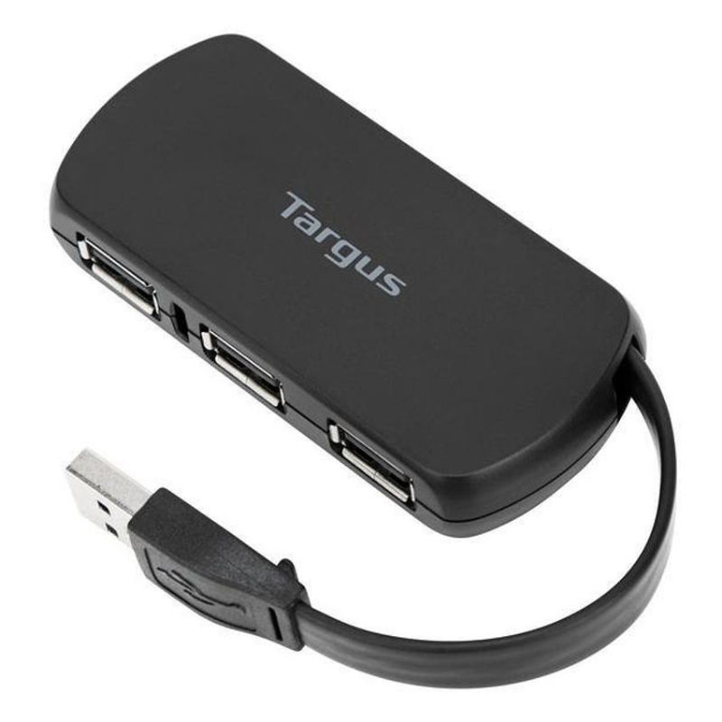 Targus ACH114EU HUB 4 Puertos USB 2.0 Negro imagen 2