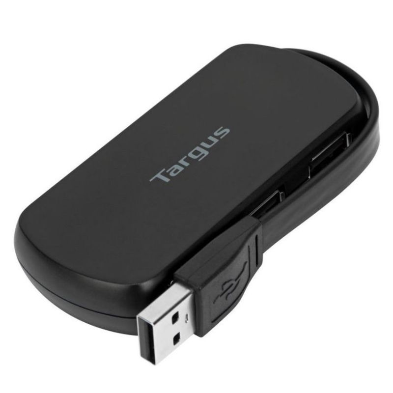 Targus ACH114EU HUB 4 Puertos USB 2.0 Negro imagen 3