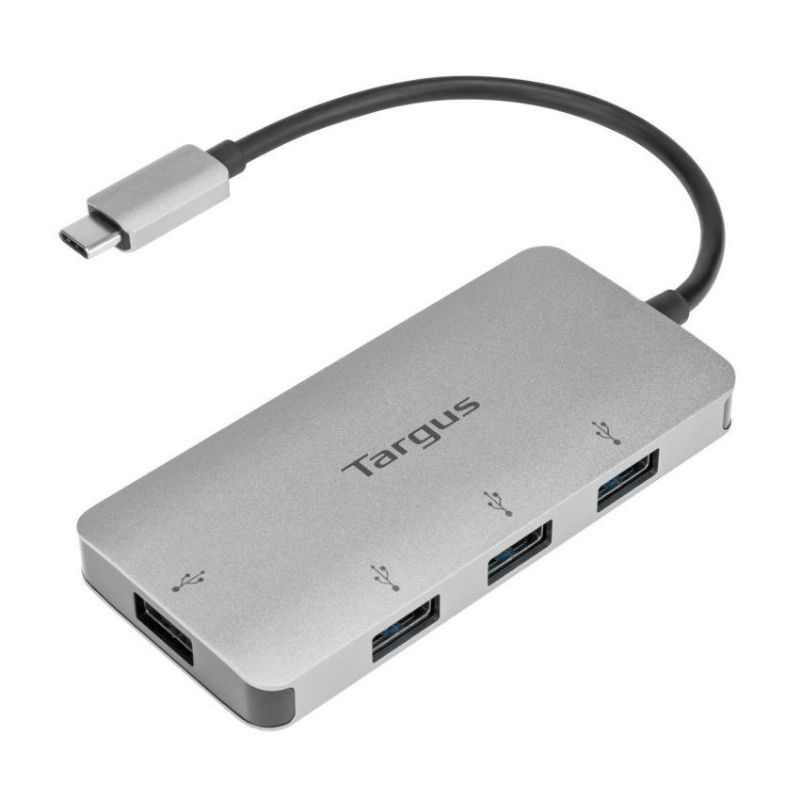 Targus HUB USB Tipo C a 4 USB 3.0 Plata