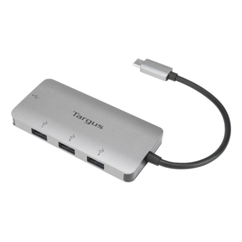 Targus HUB USB Tipo C a 4 USB 3.0 Plata imagen 3