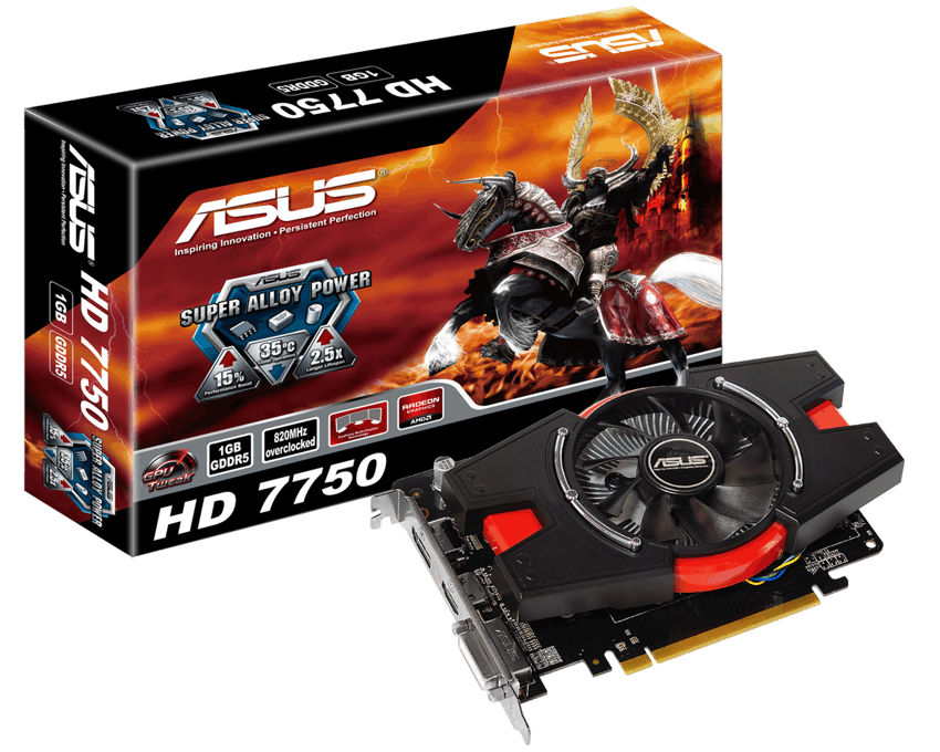 Tarjeta Grafica Asus PCI-E HD7750-1GD5-V2 imagen 2