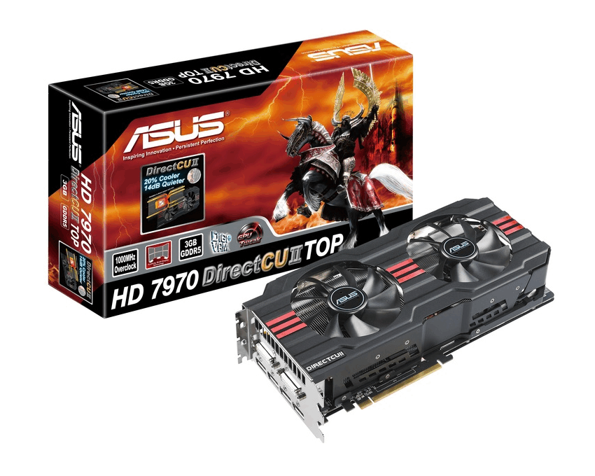 Tarjeta Gráfica Asus PCI-E HD7970-DC2T-3GD5
