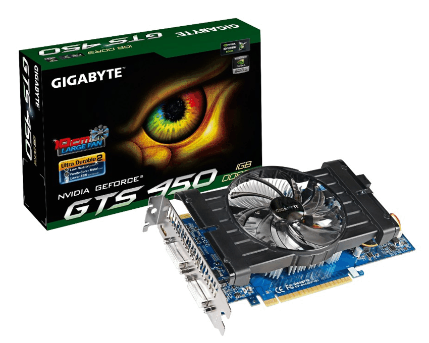 Tarjeta Grafica Gigabyte PCI-E NVIDIA GV-N450D3-1GB