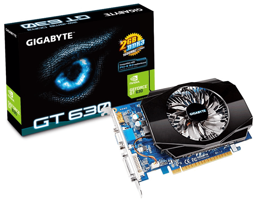Tarjeta Grafica PCI-E Gigabyte GeForce GT630 GV-N630-2GI imagen 2