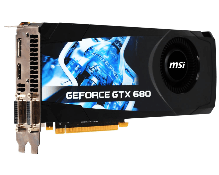 Tarjeta Grafica PCI-E MSI VGA Geforce N680GTX-PM2D2GD