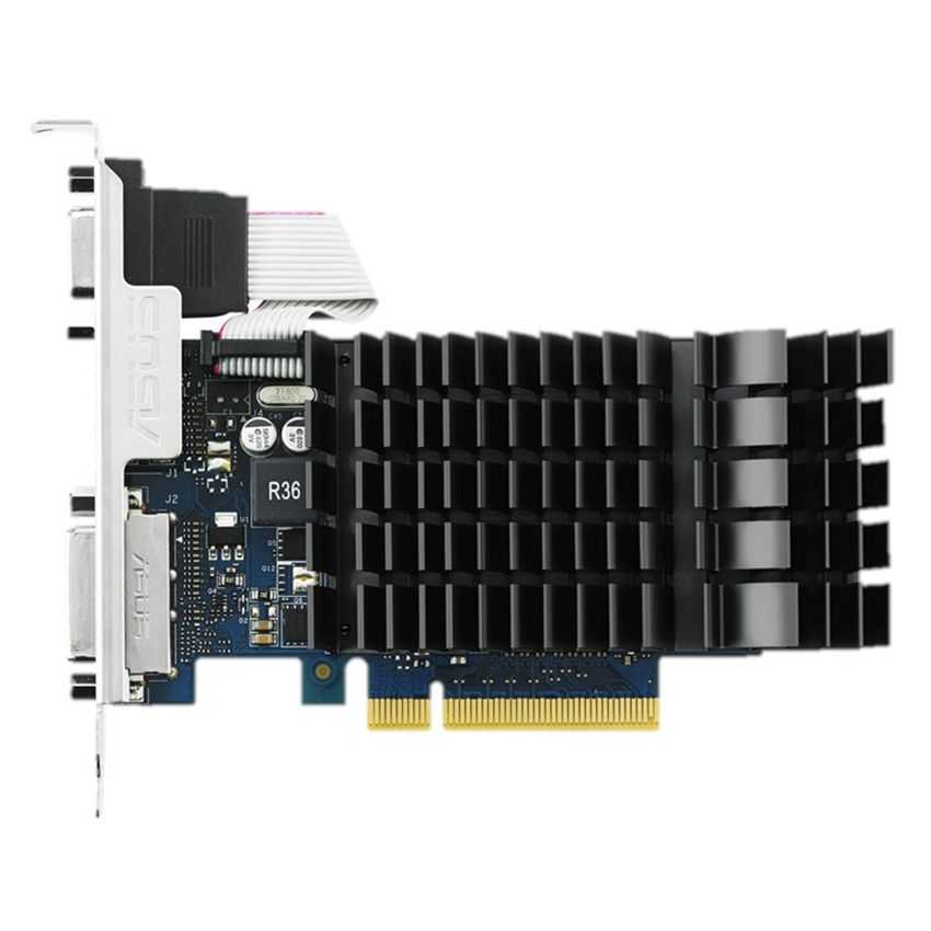 Tarjeta Grafica PCIE ASUS GT730 2GB DDR3 Silent imagen 2