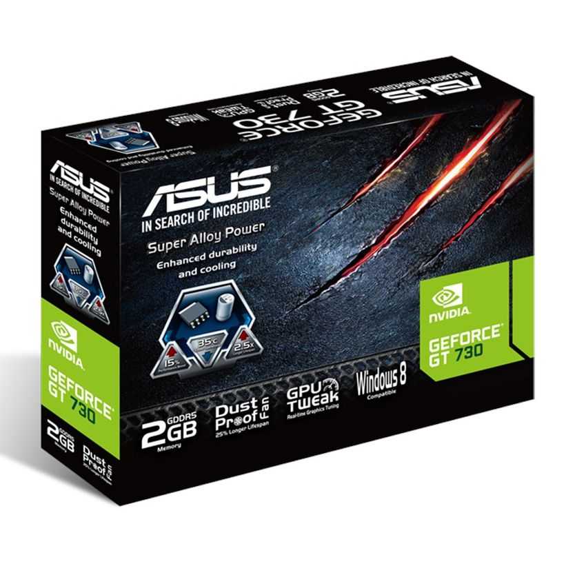 Tarjeta Grafica PCIE Asus GeForce GT730 2GB DDR5 imagen 4