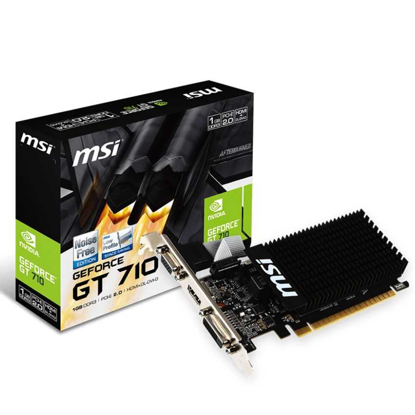 Tarjeta Grafica PCIE MSI GeForce GT710 1 GB DDR3 LP