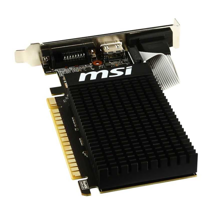 Tarjeta Grafica PCIE MSI GeForce GT710 2 GB DDR3 LP imagen 3