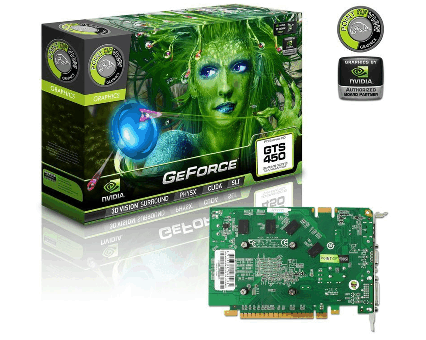 Tarjeta Grafica Point of View PCI-E GTS-450 1GB DDR3 imagen 3