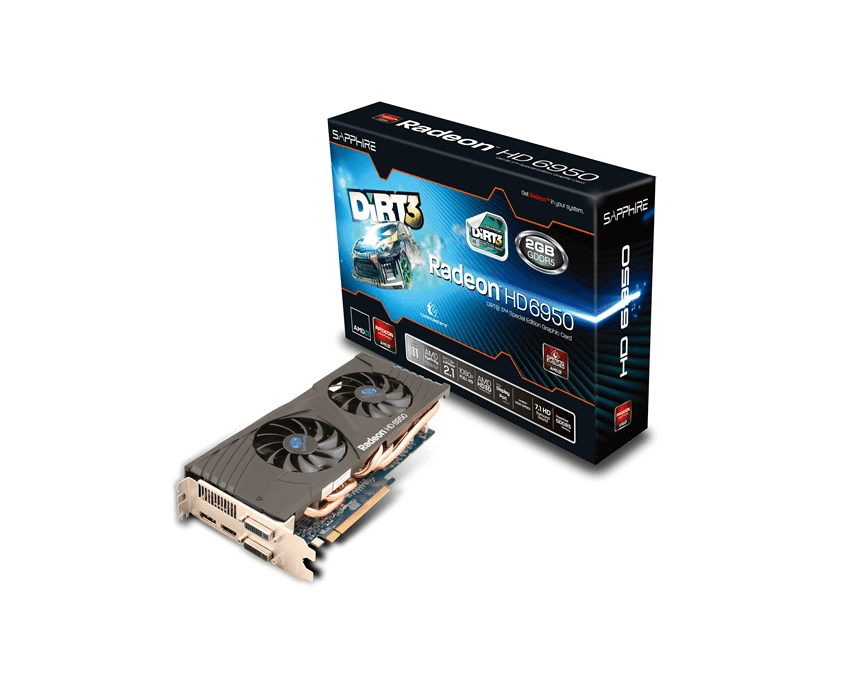 Tarjeta Gráfica Sapphire PCI-E 2GB HD 6950 GDDR5 Dirt3 Edition