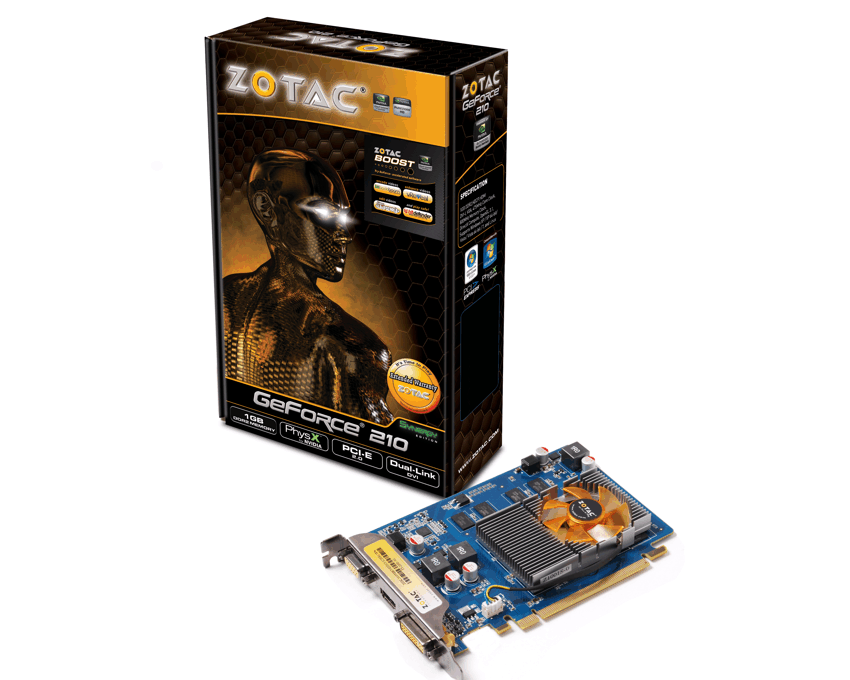 Tarjeta Grafica ZOTAC PCI-E G210 SYNERGY ED. 1GB DDR3 imagen 5