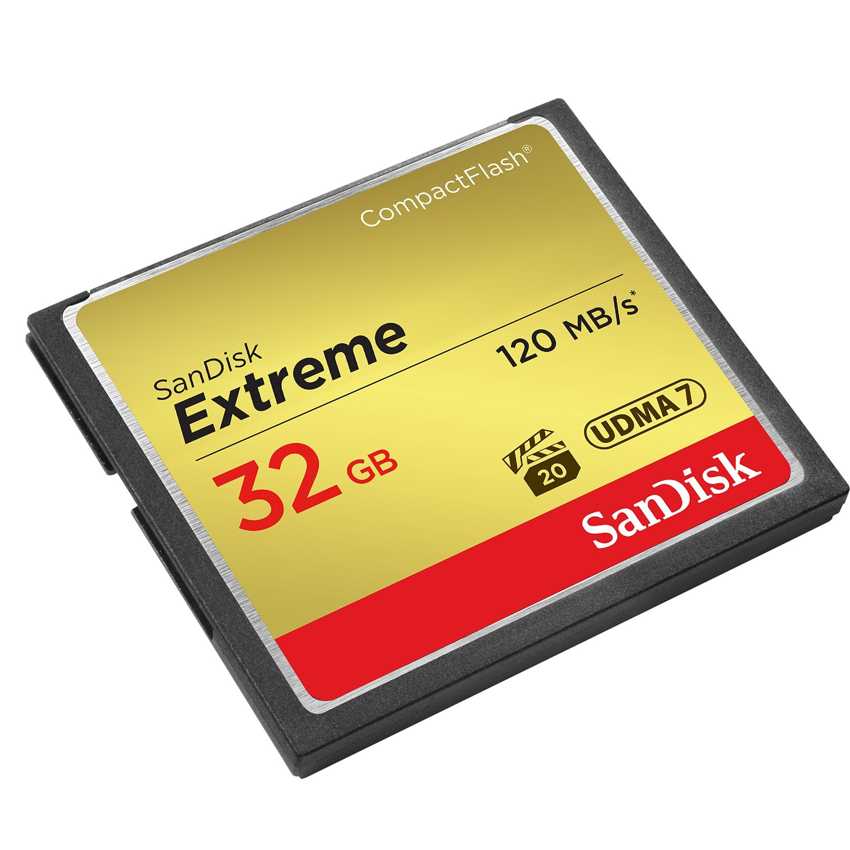Tarjeta de Memoria Compact Flash Sandisk Extreme 32GB SDCFXSB-032G-G46