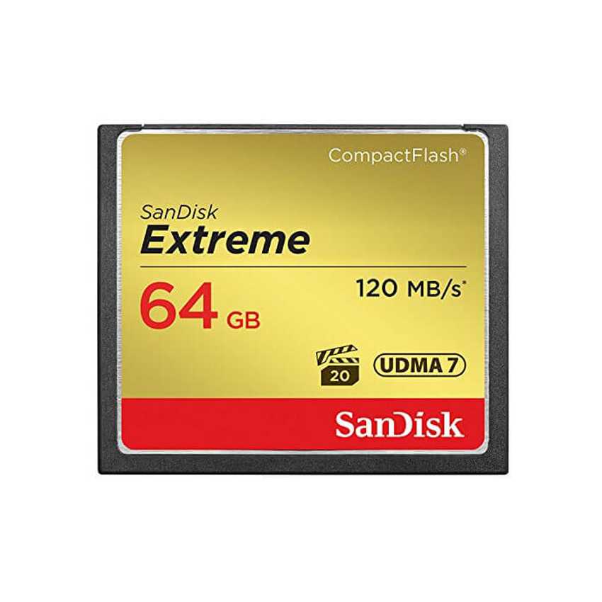 Tarjeta de Memoria Compact Flash Sandisk Extreme 64GB SDCFXSB-064G-G46 imagen 2