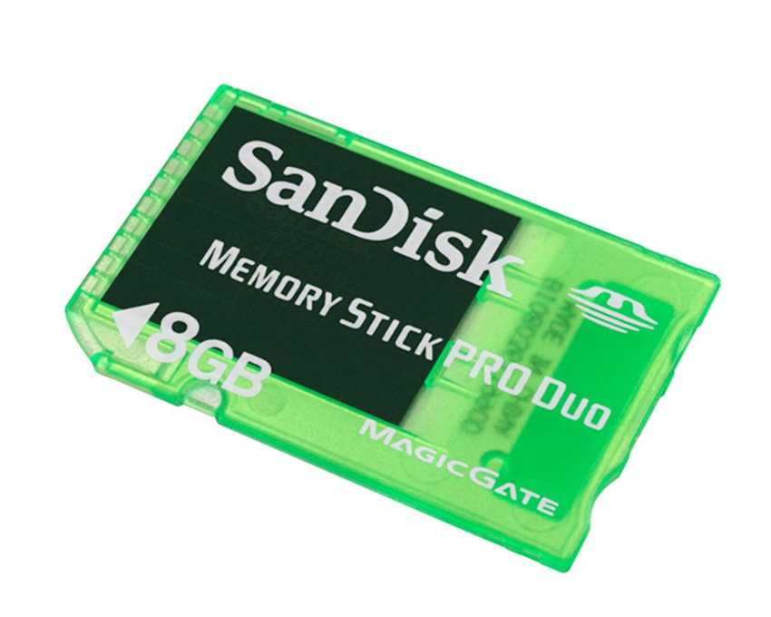Tarjeta de Memoria Memory Stick Pro DUO Sandisk 8 Gb. Gaming imagen 2