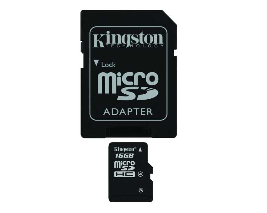 Tarjeta de Memoria MicroSD Kingston 16 Gb. (Adapt. SD) imagen 2