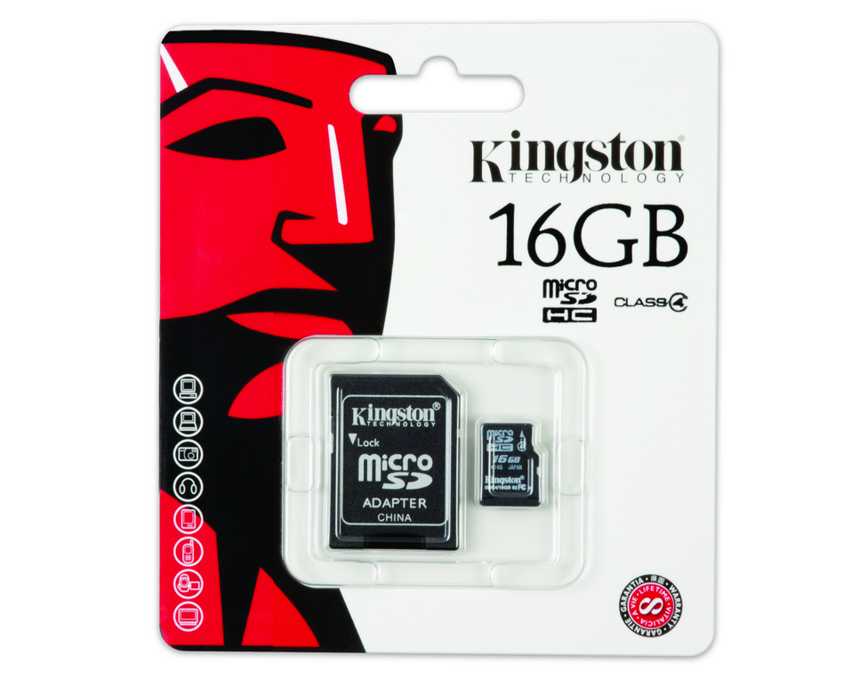 Tarjeta de Memoria MicroSD Kingston 16 Gb. (Adapt. SD) imagen 3